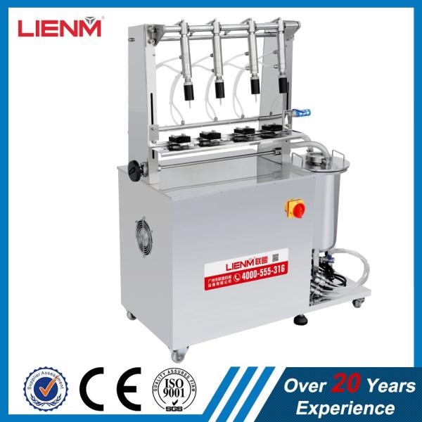 4 heads Semi automatic Filling Machine for Perfume nail polish vacuum liquid filler equipment for glass bottles