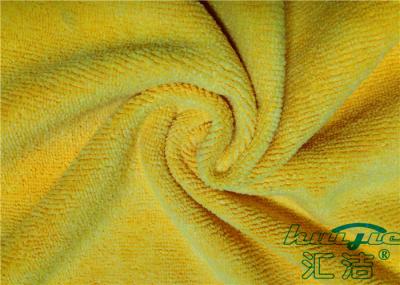 Rolo amarelo de Microfiber Fabricin do poliéster para o produto de limpeza, antiestático