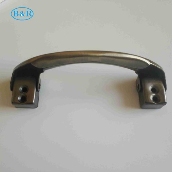 Cor material de aço do bronze da antiguidade do peso 150kg do elevador dos punhos HM002 do caixão do metal