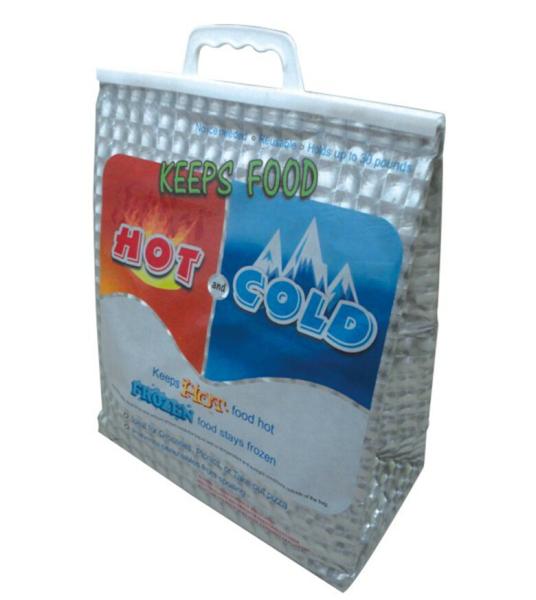 Saco mais fresco térmico isolado congelável, PET/VMPET Tote Lunch Bag