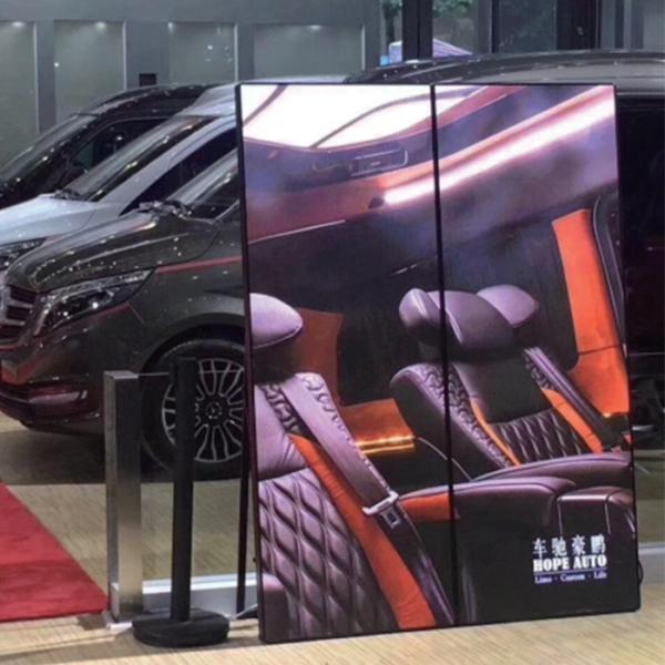 Умный дисплей плаката СИД P1.9, портативная коммерчески толщина экрана 2.5cm СИД