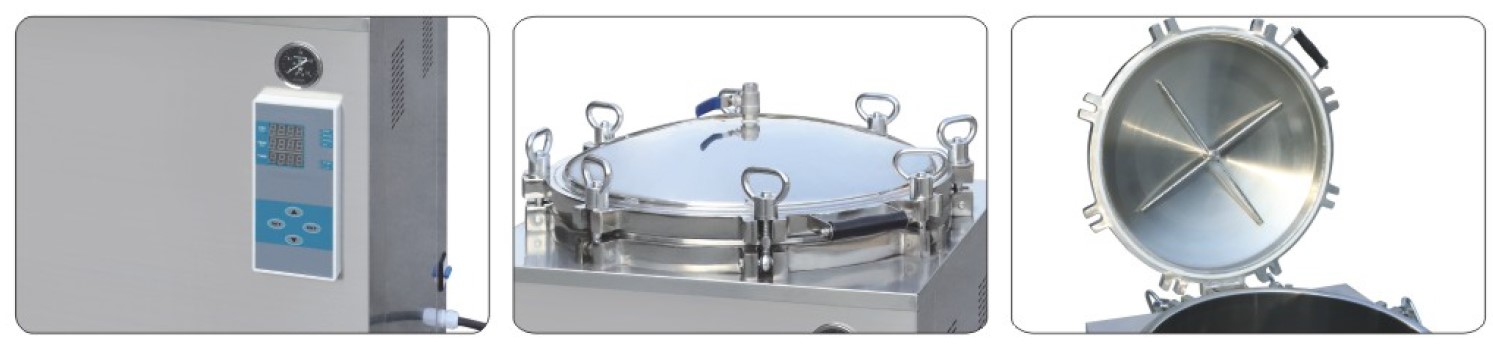 120L Automatic Vertical Autoclave ZXD-AV120-IV with LED display
