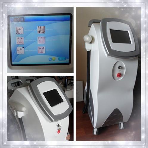 Tattoo Removal Equipment Vertical ND YAG Skin Tightening Laser Machine