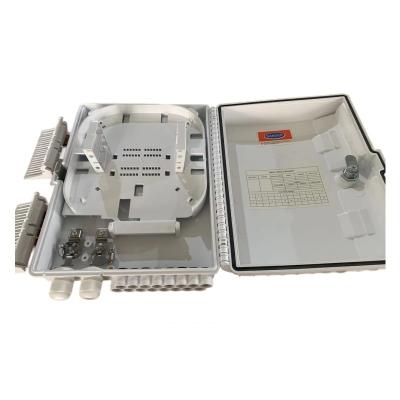 16 Cores LGX PLC Mini Optical Fiber Optic Terminal Box for Outdoor Wall/Pole Mounting