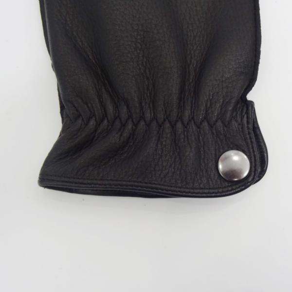 Elastic Mens Warm Dress Gloves , Men'S Deerskin Leather Gloves With Cuff