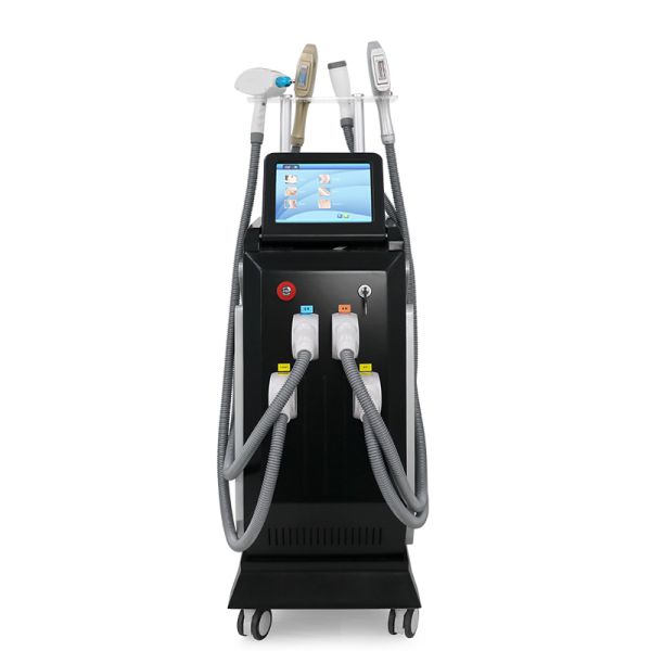 vertical beauty machine 4 in 1 Multifunctional Beauty Device & Laser Hair Removal System — Laser Hair Removal, Skin Rejuvenation, Tattoo Removal, Mole Removal Commercial-Grade Laser