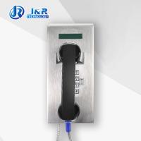 Teléfono SIP para prisión resistente al vandalismo, teléfono de cárcel de acero con pantalla LCD