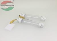 Emballage de tube de papier de PVC d'espace libre de forme de cylindre de couleur de Pantone avec l'étiquette de main