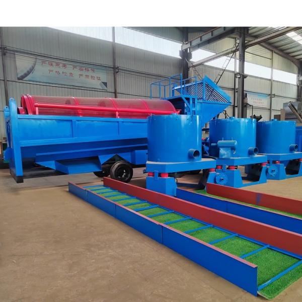 Manufacturing Plant Sand Gold Washing Equipment Mobile Gold Washer Trommel for Colombia