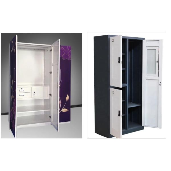 195cm Height ISO14001 Metal Clothing Cabinet