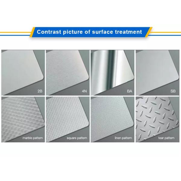 SGS Rustproof Stainless Steel Sheet 2B Finish Acid Resistant Durable