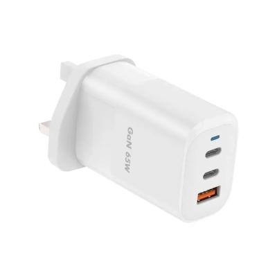 65W GaN Fast Charger With Inverter USB Type C Multiport Phone Power Adapter