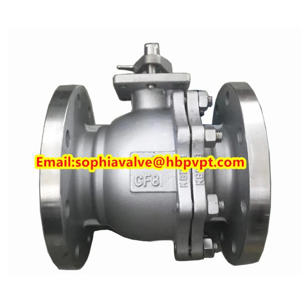 10K JIS stainless steel CF8 ball valve