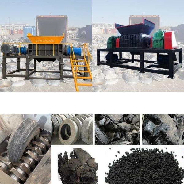 Supply Waste Tire Recycle Crushers Shredding Tyre Shredder Machine for Global Market