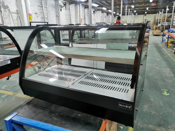 500W cozinha comercial aço inoxidável gabinete de exibição aquecedor de alimentos e exibição de alimentos quentes