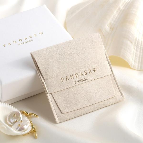 Chic Small Cardboard Jewelry Packaging Box Slide Open With Satin Puller