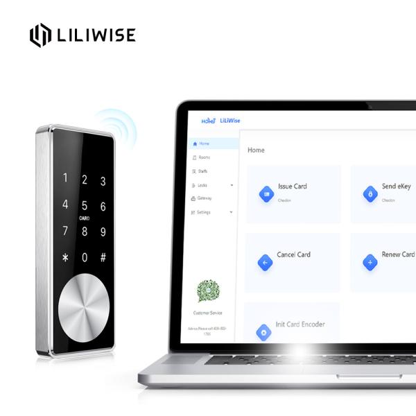Цилиндр умное Wifi автоматической системы карт замка гостиничного номера Keyless 65mm толстый