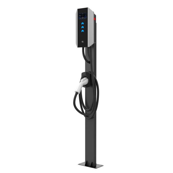 Wall-Mounted Type 2 EV Charger with App RFID 3-in-1 Smart Charging Pile 7kW / 11kW / 22kW