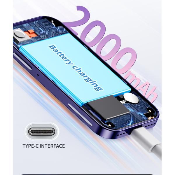 XS15 PRO EU Version 3.0'' Android 9.0 4G Small Mobile Phone Face ID Type C Dual SIM