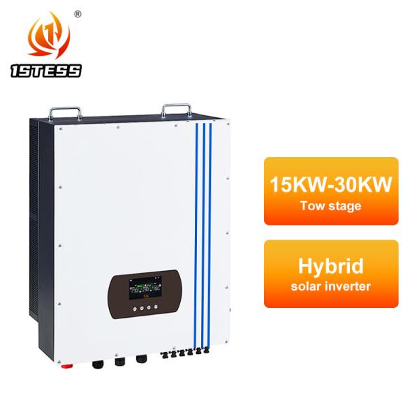 48V 15kw ハイブリッドソーラーインバーター MPPT 30Kw 600V ネットワーク上のグリッドオフ ハイブリッドソーラーインバーター 15kw 三相ハイブリッドインバーター