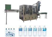 Agua mineral que capsula de relleno plástica 2000BPH del fregado de las botellas del ANIMAL DOMÉSTICO automático de la máquina de embotellado que hace la máquina