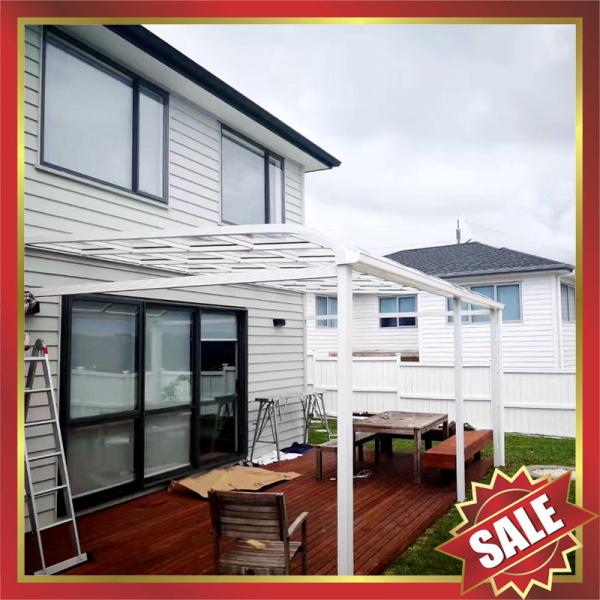 anti-uv polycarbonate aluminium alloy awning canopy for porch gazebo patio corridor-excellent wanterproofing sunshade