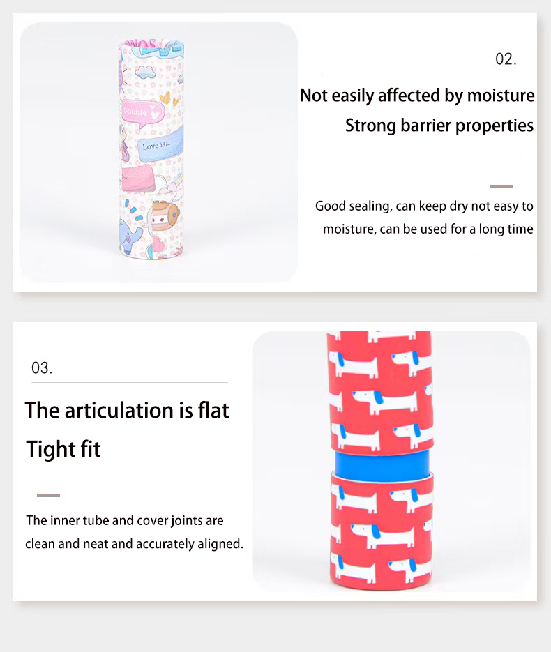 Empty Twist Up Lip Balm Lipstick Paper Tubes Packaging Custom Printing Eco Friendly