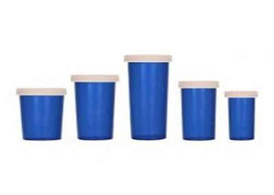 Frascos resistentes del niño azul 13DR, incluso botellas resistentes del niño de la pared del grueso