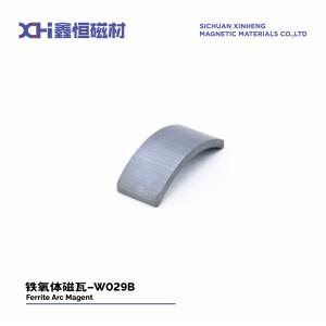 High Temperature Sintered Ferrite Block Magnet with 370pcs Per Carton and R75mm-r75mm ×44mm Size for Fan Motor Applications