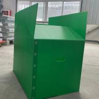 Boîte ondulée en plastique anti-pression anti-corrosion feuille creuse en PP verte