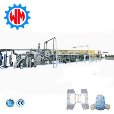 Machine de fabrication de couches pour adultes de haute qualité pour la production de masse