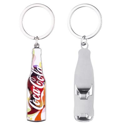 Ouvre-bouteille de sublimation avec porte-clés