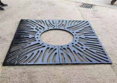 Black Tree Cast Iron Manhole Cover Corrosion Resistance Easily Assembled