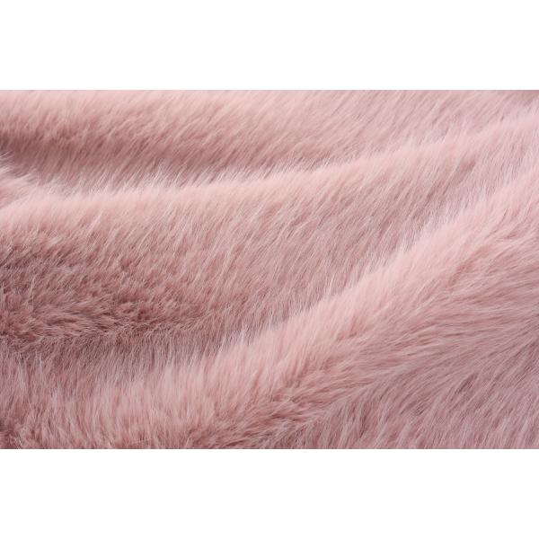 Recycled 100% Polyester Fabric 40mm Plush Thick Faux Fur Toka Fur Suede Composite Fabric Clothing Women's Clothing Bag Shoes