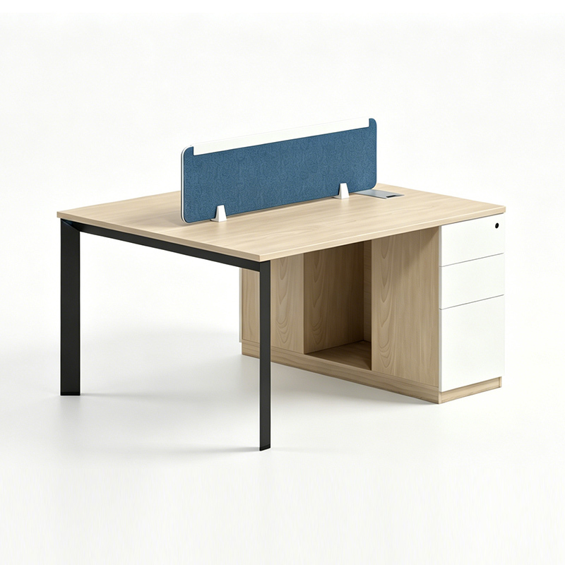 Custom Size Office Workstation Desks Designed with Melamine Board Desktop for Modular Office Furniture