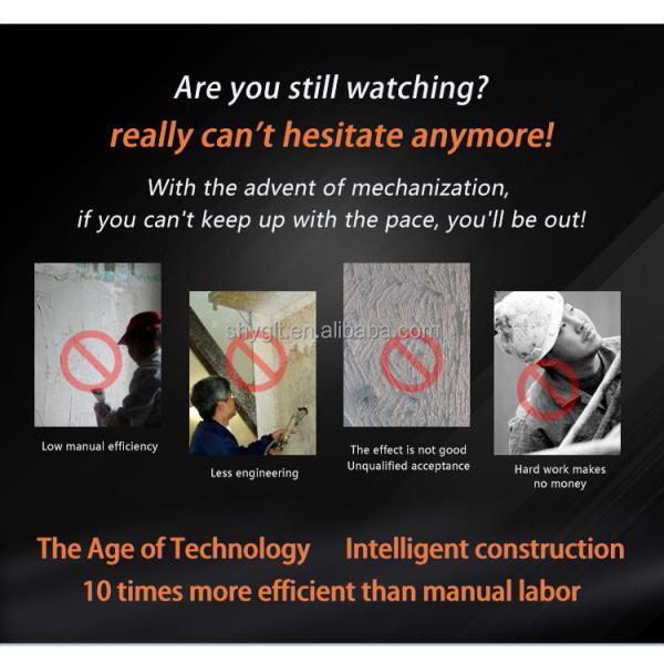 380V / 50HZ Gypsum Plaster Spray Machine Automatic Wall Plaster Spray Machine