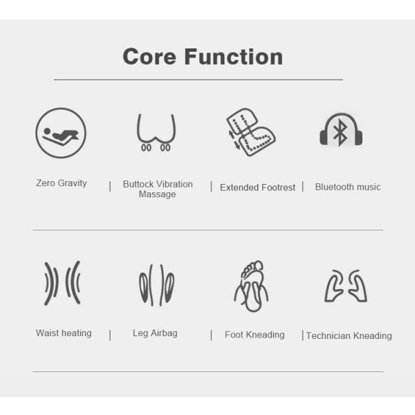 Complete Full Body Massage Chairs 4d 20pcs Foot Kneading CB