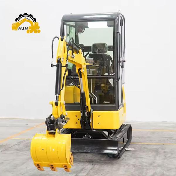 Crawler Digger Free Shipping Mini Excavator With Cabin 1 Ton 2 Ton JF Hydraulic Pump