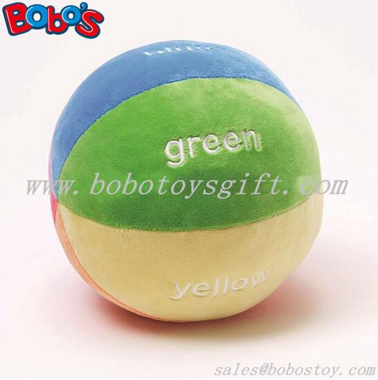 5.9Soft Colorful Plush Baby Ball Toy Baby Educational Rattle Toy