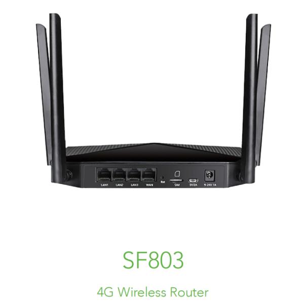 300 Мбит/с 4G LTE Wi-Fi маршрутизатор 12В/1А DC 5V/2A Тип C 12W Потребление энергии
