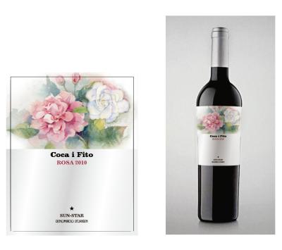 Anti etiquetas UV ultravioletas da etiqueta do vinho da aposentadoria de Pantone do ponto