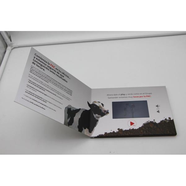 A4 A5 HD 7 Inch Screen LCD Video Mailer For Commercial / Party Invitation