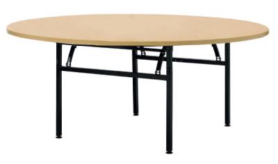 PVC Surface Plywood Board 1.2mm Frame Fold Up Hotel Banquet Table SGS ISO