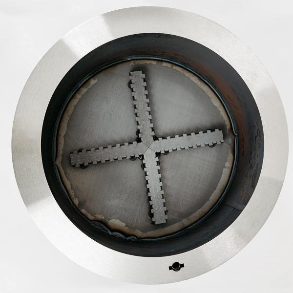 Wood / Charcoal Fired Round Smoke Free Fire Pits 80cm X 40cm