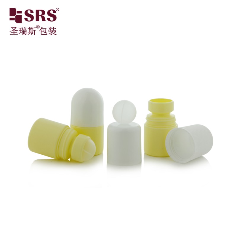 RPPC 30ml Custom Color PP Roller Bottle Empty Roll On Vial for Liquid