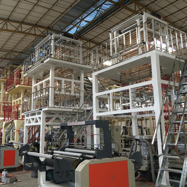 PLC With Touch Screen Control System Film Extruder Machine Agriculture Application Diameter Of Screw 55mm 2 or 65mm 2mm
