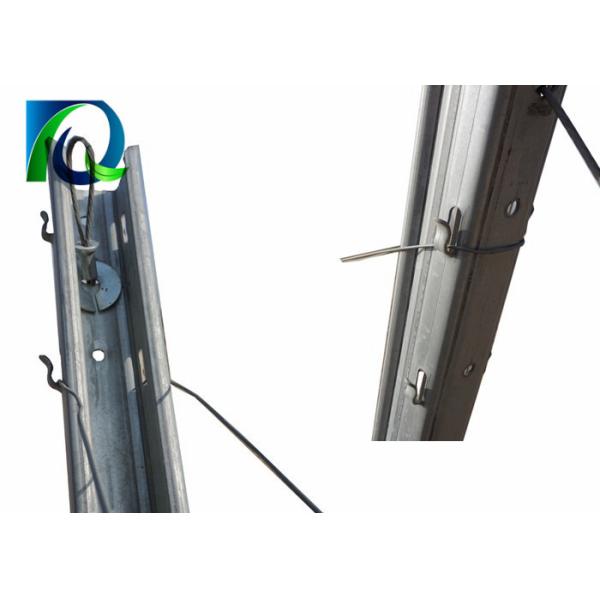 Eco Friendly Vineyard Fence Posts / Orchard Post With Accessories Weather