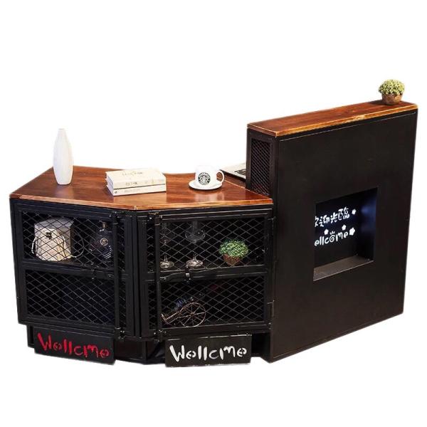 Modern Hotel Reception Desk Design with OEM ODM Accepted Front Desk Reception Counter