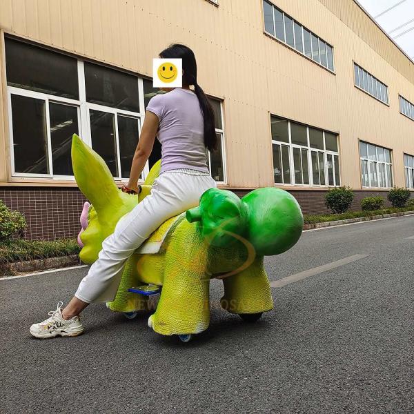 Lifelike Electric Ride on Dinosaur Remote Control Dinosaur Kiddie Ride