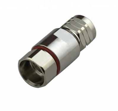Tipo de alta qualidade conector reto de N do rf do homem para o cabo coaxial da alimentação de 1/2